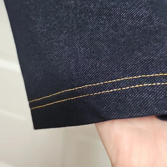 Dark Denim Capri Pants - Picture 5 of 9